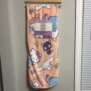 Hello Kitty & Friends Peach Silk Touch Throw